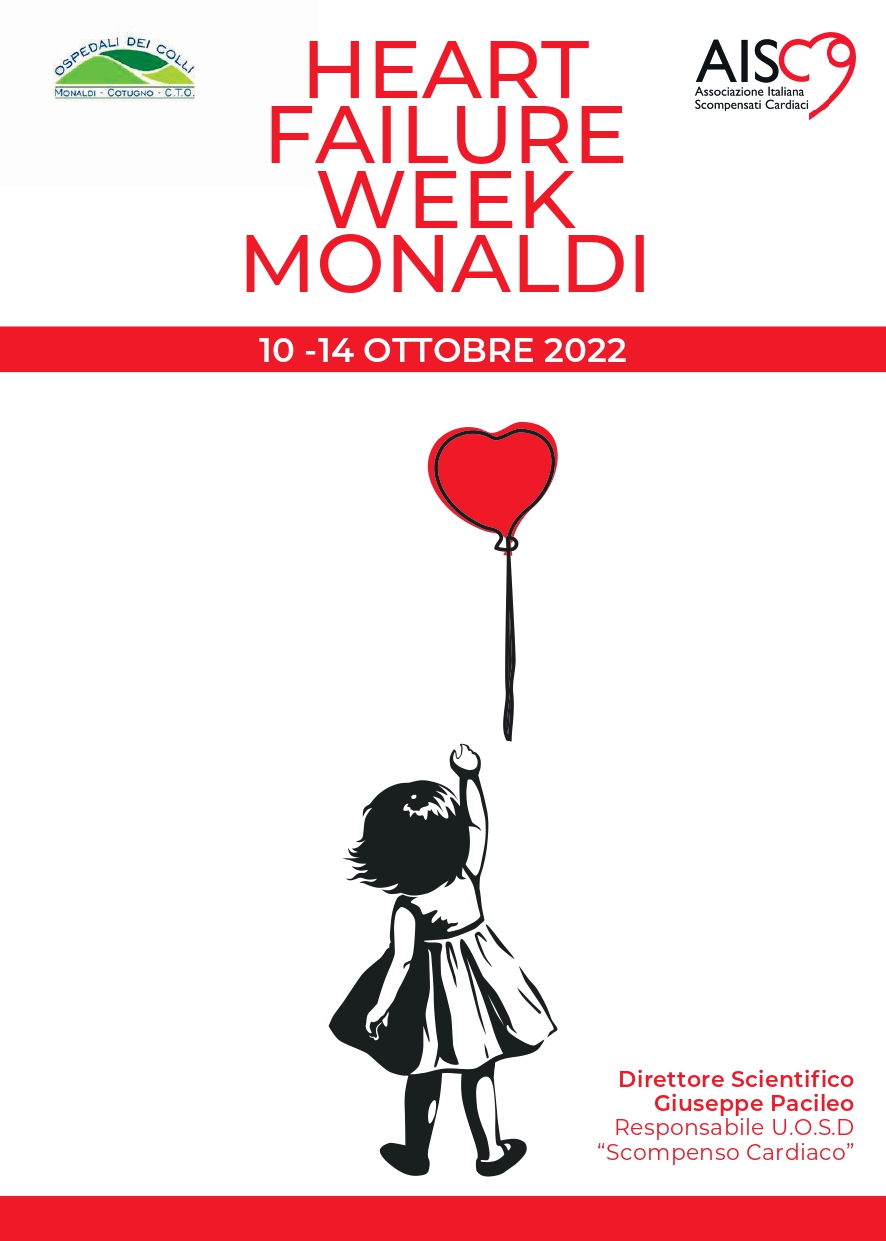 Ancora un’iniziativa  in collaborazione con AISC presso Ospedale dei Colli di Napoli dal 10 al 13 ottobre 2022 per un “focus “sulle problematiche dello Scompenso Cardiaco .