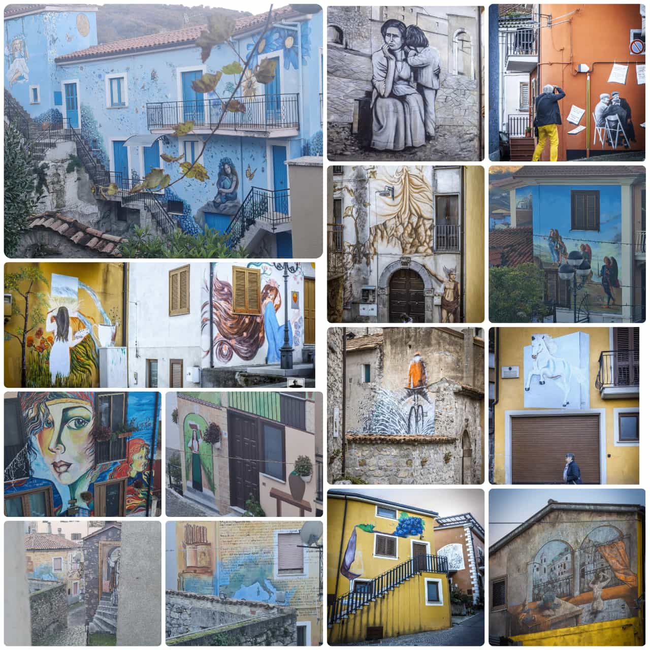 I murales di Sant’Angelo Le Fratte presentati dal critico d’arte Melinda Miceli.Un esempio di creatività legata alla tradizione delle proprie origini.